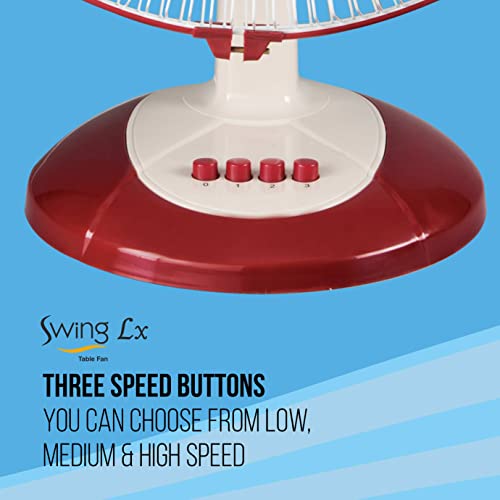 Image of Havells Swing Lx 400mm Table Fan, Cherry