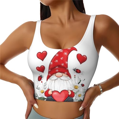 Camiseta diseño bastón de caramelo rojo Mexpekil con cuello en U para mujer