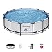 Produktbild Bestway 56950-3 Set Piscina Fuori Terra Steel Pro MAX Rotonda da 427x107 cm