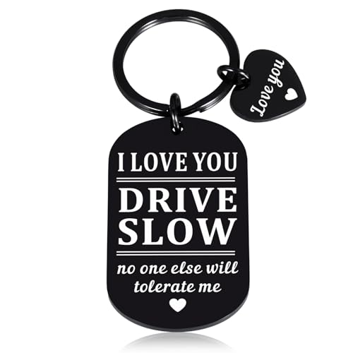 Boyfriend Husband Gifts Keychain, Valentines Day Gifts for Him, Drive