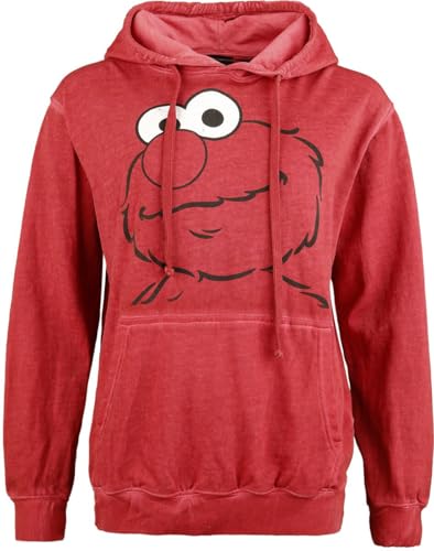Sesamstraße Elmo Charmy Frauen Kapuzenpullover rot XXL