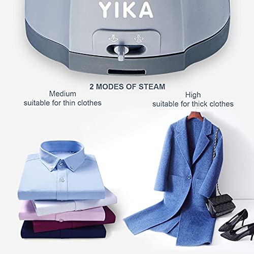 Handheld Steamer For Clothes, Yika Portable Clothes Steamer, 1200W Garment & Fabric Wrinkle Remover, 25 Mins Continuous Steam, 30S Heat Up Travel Clothing Steamer #TOP3