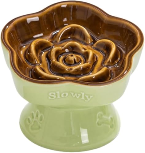 【AOBOPO】食器・ボウル 早食い防止 食器 犬用 猫用 陶器 フードボウル 首を守る 健康管理 お手入れ簡単 猫適用 ペットボウル ペット用品 滑り止め付き ペット食器 小型犬 中型犬 大型犬 斜め スローフィーダー エサ皿