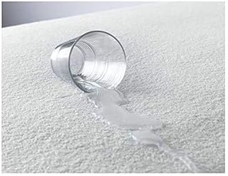 British Home Bedding 100% Waterproof Anti Allergy Terry Towel Mattress Protector Cotton Fitted Sheet (Cot Bed (70 x 140cm))