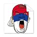 Serbia Flag Makeup Head Screang Cap Cleaning Cloth Phone Screen Glasses Cleaner 5pcs