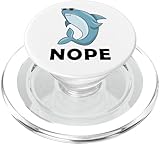 Gret gift for shark lovers MagSafe base attaches the PopGrip to your MagSafe-compatible case (not included). Printed top is swappable with other compatible PopGrip models. Just press flat, turn 90 degrees until you hear a click and remove to swap. Co...