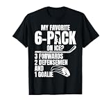 Funny Sport Pond Hockey Player T-Shirt