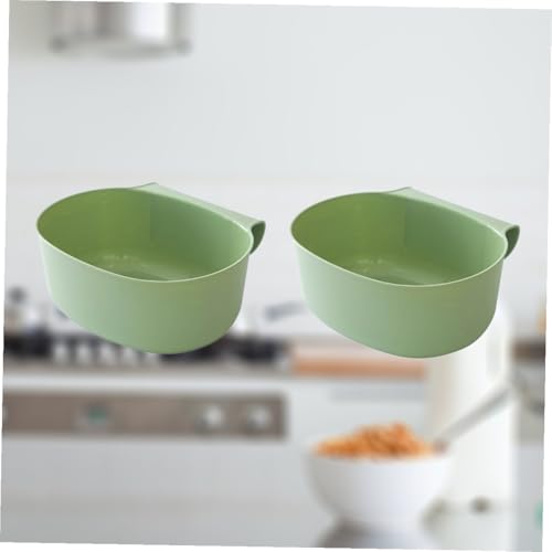 Caneca colgante rectangular para puerta de gabinete verde miniatura 5