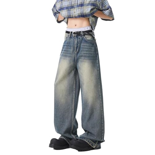 Men's American Retro Black Denim Jeans