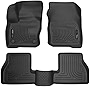 Husky Liners 99771 Fits 2016-18 Ford Focus Weatherbeater Front & 2nd Seat Floor Mats, Black