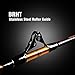 Fiblink 1-Piece/2-Piece Saltwater Offshore Heavy Trolling Rod Big Game Roller Rod Conventional Boat Fishing Pole (5 Feet 6 Inch, 30-50 lb/50-80 lb/80-120 lb) (50-80 lbs)