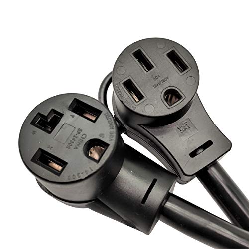 Parkworld 60325 Dryer Splitter to EV, NEMA 14-30 Male Plug to 14-30 ＆ RV/EV 14-50 Female Receptacle, Dryer 4-Prong 30 AMP Y Adapter Cord (3FT) - Thumbnail 4