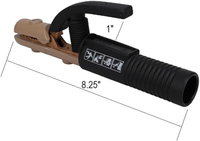 Tweco A532MC Electrode Holder - 200 Amp Copper Alloy Welding Holder For 2/0 Cable, 5/32" Electrodes