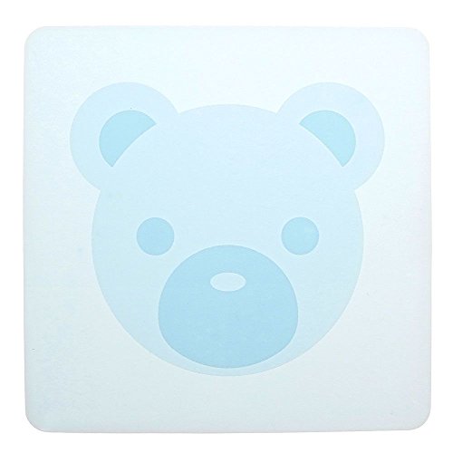 HuntGold 1Pc Bear Silicone Reusable Wrap Mat Lid Bowl Cover Food Fresh Keeping Cling Film, Blue