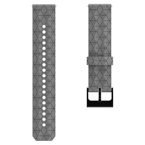 Image of ACM Watch Strap Silicone Designer Belt 22mm compatible with Universal 22mm Size Replacement Strap Smartwatch Sports Hook Band