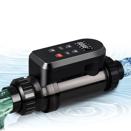 𝒖𝒑𝒈𝒓𝒂𝒅𝒆 Smart Salt Water Pool Chlorinator System for 25000 Gallons Above Ground, Self-Cleaning Chlorinator with Titanium Plates & APP Remote Control,3-Yr Service
