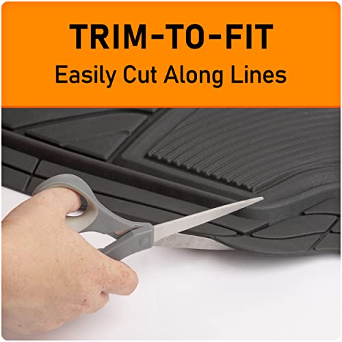Armor All® 4-Piece All-Season Floor Mats - Custom Fit - All-Weather Protection, Easy To Clean - Premium Trim To Fit Rubber Mats For Cars, Trucks, Suvs - 78846Adc (Black) #TOP6