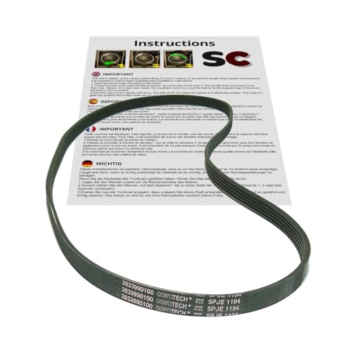 SC Solocorreas - Waschmaschinenriemen 5PJE 1194 (2833990100)