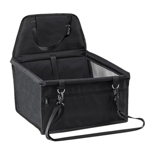 Cadeirinha De Cachorro Gato Para Carro Capa Protetora Assento Banco Traseiro Carro (PREMIUM)- CINZA