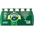 Perrier Carbonated Mineral Water Plastic Bottles, Original, 16.9 Fl Oz (Pack of 24), 405.6 Fl Oz