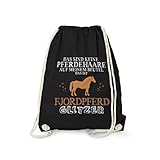 fjordpferdezucht Als Schultertasche oder auch als Rucksack tragbar | Unisex - für Frauen und Männer geeignet