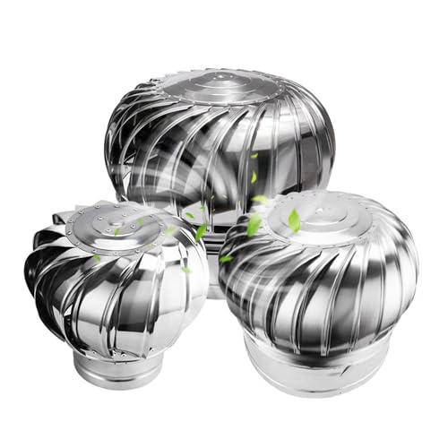 Lnder Comignolo Girevole Canna Fumaria Rotante in Acciaio Inossidabile 100mm per Scarico A Parete Esterna Scarico Cappa Aria Frescaventilazione E Protezione dagli Insetti (Size : 7.5cm/2.9)