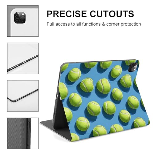 Coque iPad Pro 11 2022 2021 2020 fine avec support smart case baseball vert