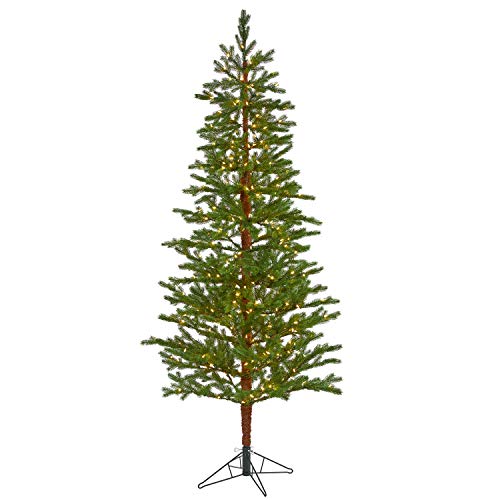 Nearly Natural 7.5ft. Fairbanks Fir Artificial Christmas Tree with 350 Clear Warm (Multifunction) LED Lights and 280 Bendable Branches