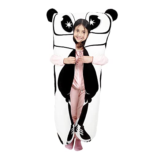 Susani Seitenschläferkissen Kinder [Panda] - angenehmes Kuschelkissen Kinder [120x60] - großes Komfortkissen für 0 - 14J. [inkl. Bezug] Cover