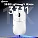 ATTACK SHARK X8SE Mouse for Large Hand, 55g Superlight, PixArt PAW3311 Gaming Sensor, BT/2.4G Wireless/Wired, Adjustable DPI up to 25000, 500mAh Battery (White)
