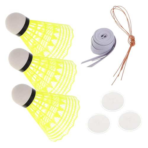 Toddmomy Single Player Badminton Training Device Rebound Shuttlecock Elastic Rope Indoor Practice Tool Home Badminton Swing Trainer