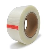 gws Filament-Klebeband, extra starkes Packband in Profi-Qualität, Gewebeband in Längsrichtung...