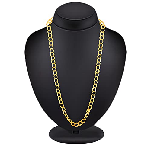 Golden Necklace Hip Hop Silver Thick Big Broad Sachin Chains Micro Plated