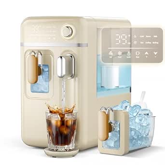 3-in-1 Countertop Ice Maker and Water Dispenser