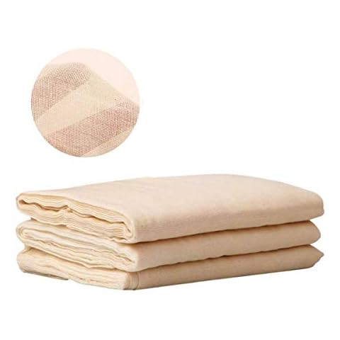 Natürliches ultrafeines 90er-Käsetuch, 100% ungebleichtes Baumwoll-Passiertuch zum Sieben Cover