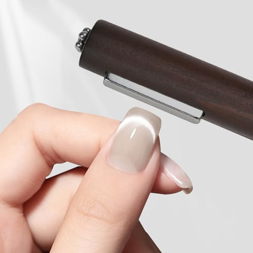 WOKOTO 1 ímã cilíndrico de olho de gato para design de unhas ímã para esmalte de gel olho de gato va