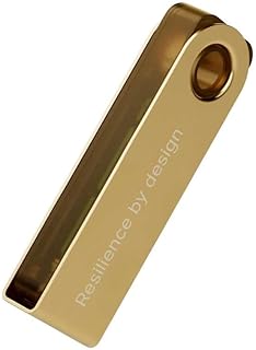 Crypto Hardware Wallet - Nano X Secure Bluetooth Cold Wallet Crypto con chip certificato per Bitcoin, Ethereum, oltre 1000 monete e NFT, oro