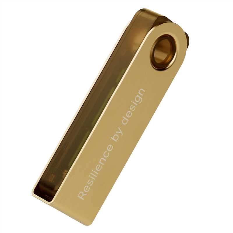 Crypto Hardware Wallet - Nano X Secure Bluetooth Cold Wallet Crypto con chip certificato per Bitcoin, Ethereum, oltre 1000 monete e NFT, oro