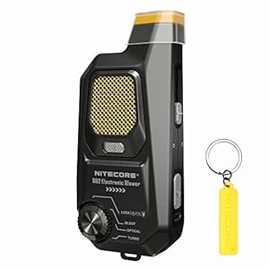 NITECORE BB2 Kit de Limpieza de cámara de soplador de Aire de fotografía electrónica y Etiqueta NITECORE