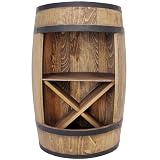 Rustykalna dekoracja, beczka, 80 cm, drewniana beczka do przechowywania butelek wina, whisky, piwa, barów, ręcznie wykonanego baru domowego