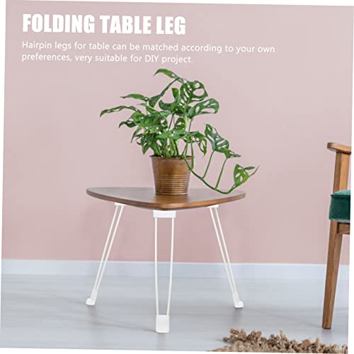Pieds de meuble en fer blanc avec surface lisse facile à installer - 5