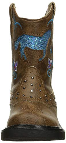 Roper Horse Flowers Western Boot (Toddler/Little Kid)2