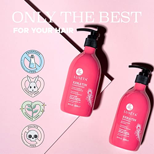 L Luseta L6025S&L6026S Luseta Keratin Shampoo And Conditioner For Color Treated Damaged & Dry Hair thumb #1