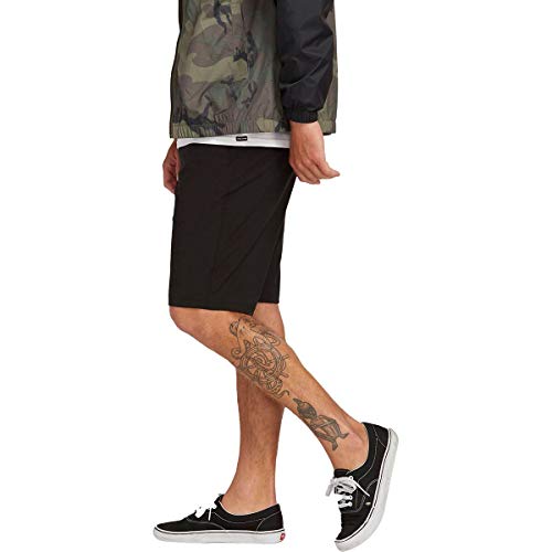 Volcom Men's Frickin Snt Static 21" Modern Hybrid Short, Black Out, 28 #TOP5