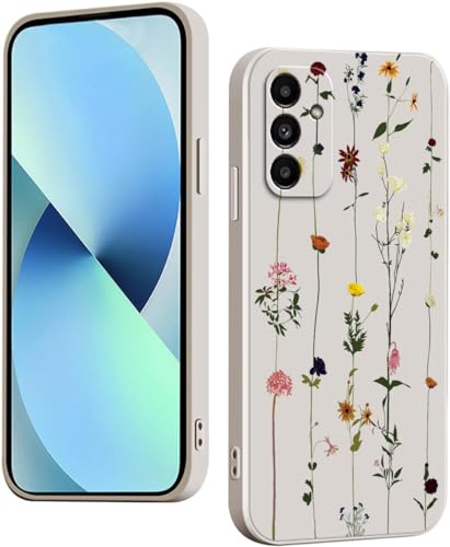 WOKEZ Telefonfodral för Samsung Galaxy A25 5G med Blomma