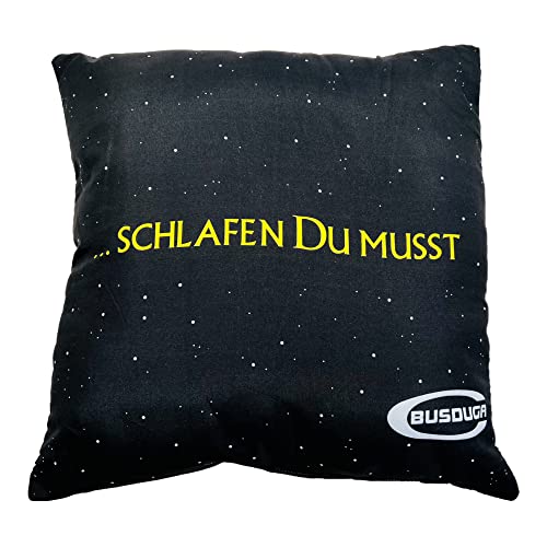 BUSDUGA 2971 Kissen MÖGE DIE ENTSPANNUNG MIT DIR Sein 41x41cm mit 3 Taschen zum selber befüllen