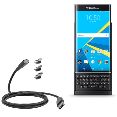 Câble de charge BlackBerry Priv magnétique 100W anti-torsion pour voiture et bureau