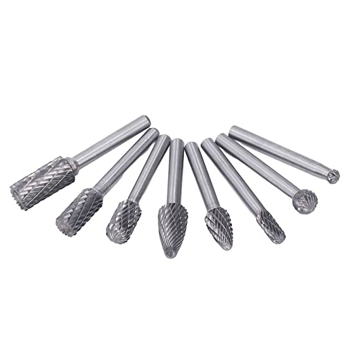 Conjunto de brocas de lima rotativa de metal duro 1/4 de polegada kit de perfuração de metal abrasiv