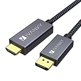 【Praktisch bei Verwendung】- Das iVANKY DisplayPort HDMI Kabel ist perfekt für Filme und Spiele auf einem großen Bildschirm, Präsentationen oder zur Erweiterung Ihres Desktops, etc. Der präzise gestaltete Stecker gewährleistet eine stabile und sichere Verbindung.