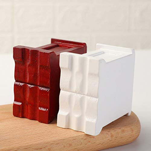 NUOBESTY Stands Noite Mesas de Cabeceira de Madeira Casa de Bonecas Casa De Bonecas Acessórios Armár